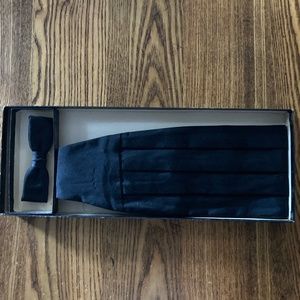 Cummerbund and bow tie